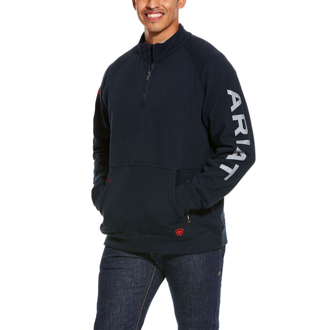 Ariat FR Primo Fleece Logo 1/4 Zip Sweater