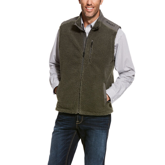 Ariat El Capitan Pile Fleece Full Zip Vest