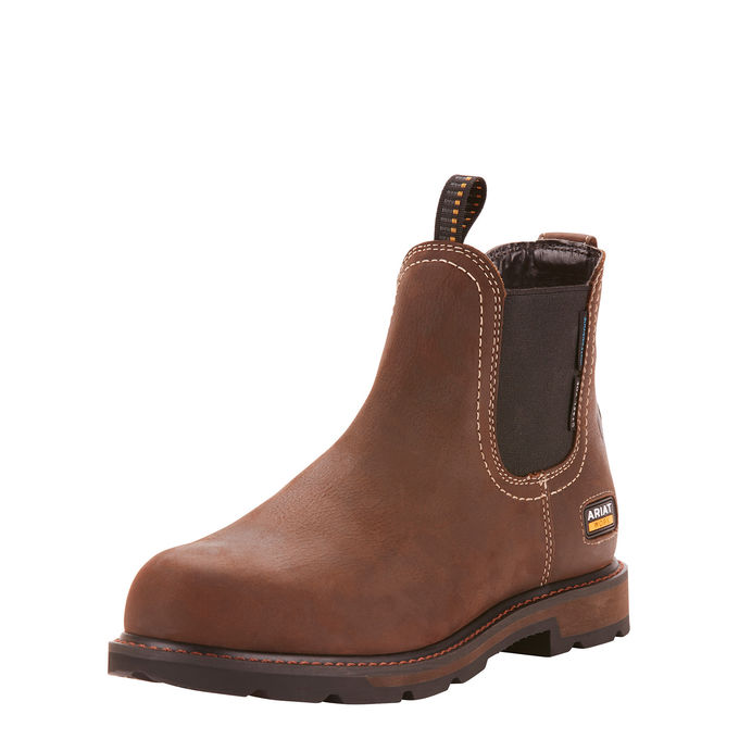 Ariat Groundbreaker Chelsea Waterproof Steel Toe Work Boot