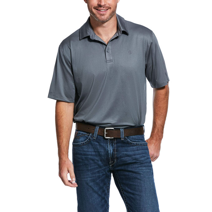Ariat Birdseye Button Polo