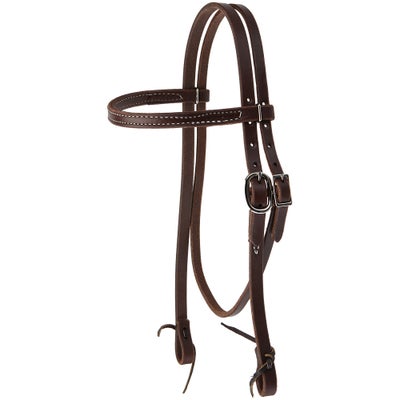 Berlin Custom Leather Ranch Brand Browband Headstall