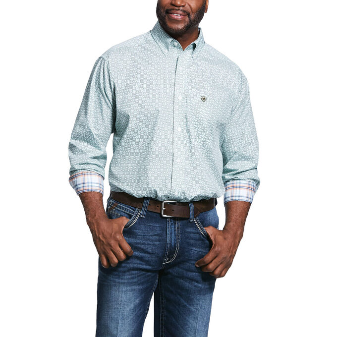 Ariat Wrinkle Free Zillowbrook Print Classic Fit Shirt