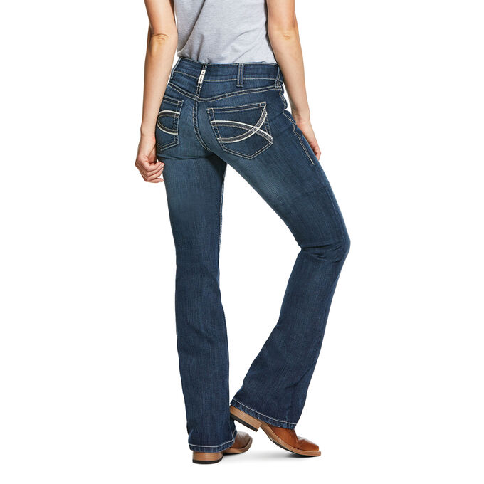 Ariat R.E.A.L. Mid Rise Arrow Fit Stretch Shayla Boot Cut Jean