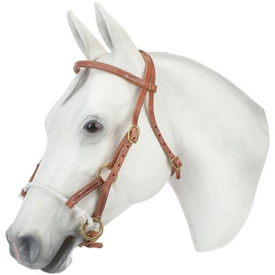 Berlin Custom Leather Sidepull Bitless Headstall