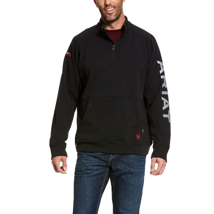 Ariat FR Primo Fleece Logo 1/4 Zip Sweater