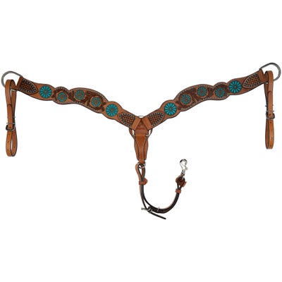 Rafter T Breast Collar-Painted Flower