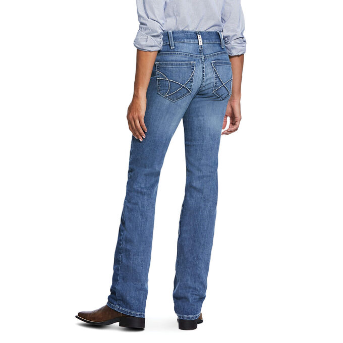 Ariat R.E.A.L. Mid Rise Stretch Talulah Stackable Straight Leg Jean