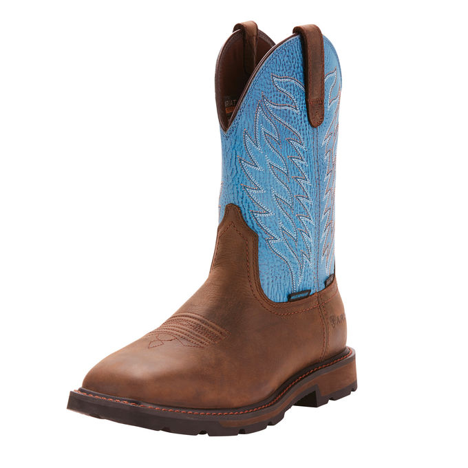 Ariat Groundbreaker Wide Square Toe Waterproof Steel Toe Work Boot