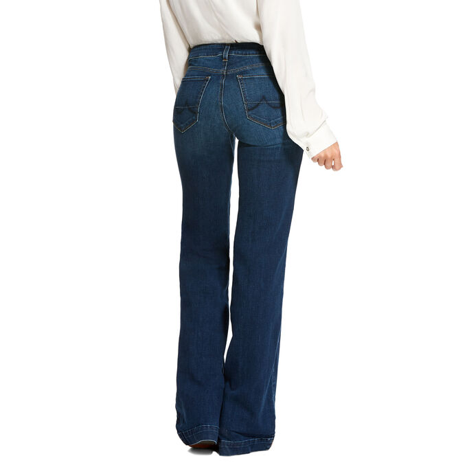 Ariat Trouser Mid Rise Stretch Kelsea Wide Leg Jean