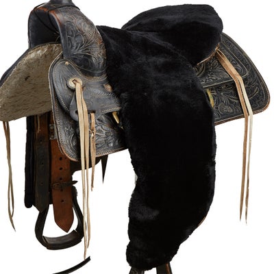ECP Full Western Lady Godiva Sheepskin Seat Cover