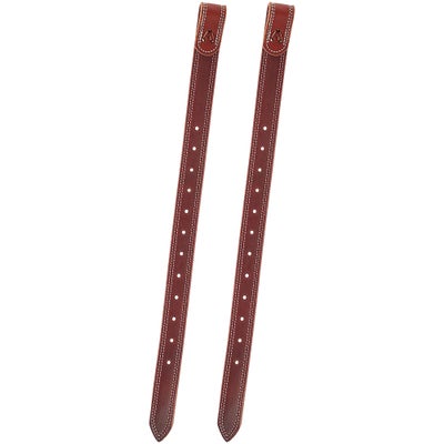 Berlin Harness Leather Rear Cinch Billet Straps Pair