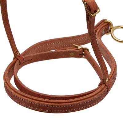 Berlin Custom Leather Noseband w/ Adjustable Cavesson