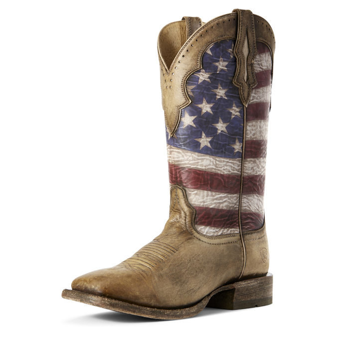 Ariat Ranchero Stars and Stripes Western Boot