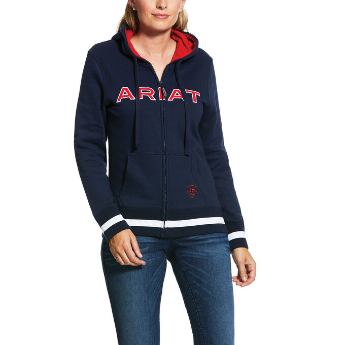 Ariat Logo Full Zip Hoodie