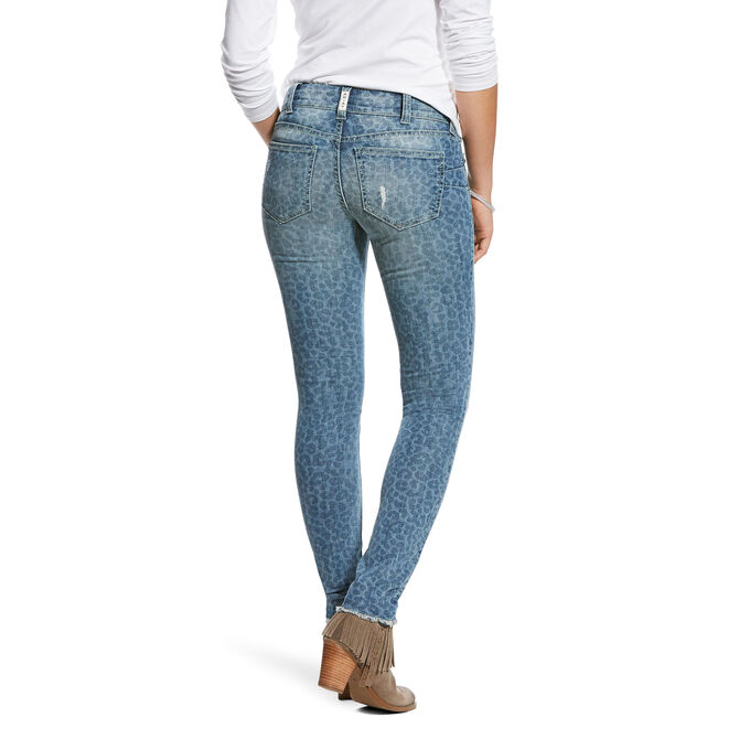 Ariat R.E.A.L Mid Rise Leopard Skinny Jean