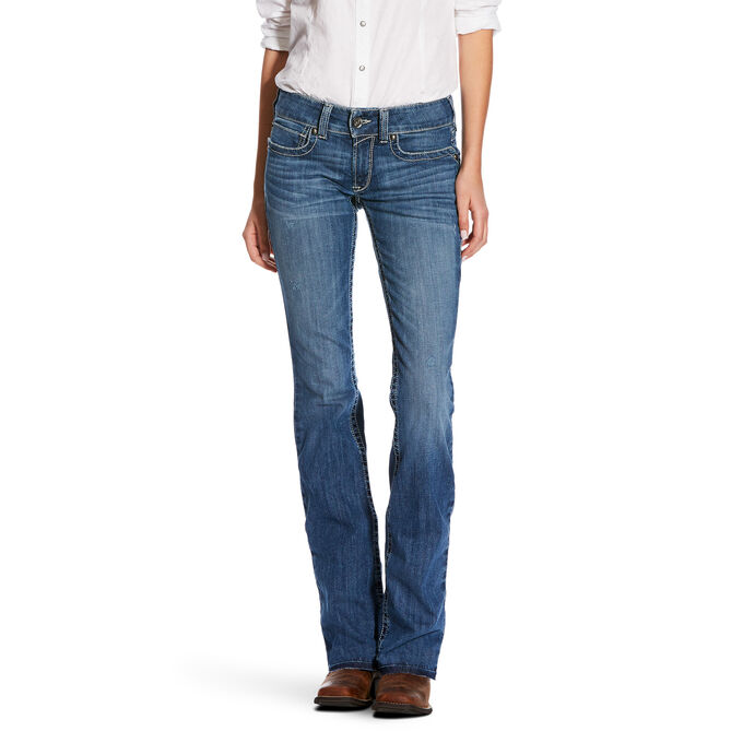 Ariat R.E.A.L Mid Rise Jasmine Boot Cut Jean