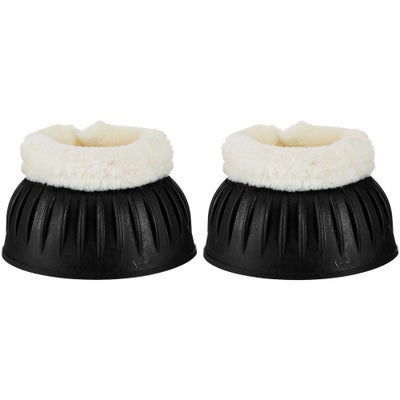 Saxon Fleece Trim Rubber Bell Boots