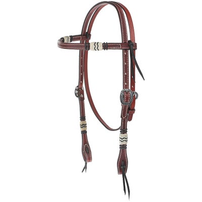 Weaver Leather Rawhide Browband Bridle Headstall