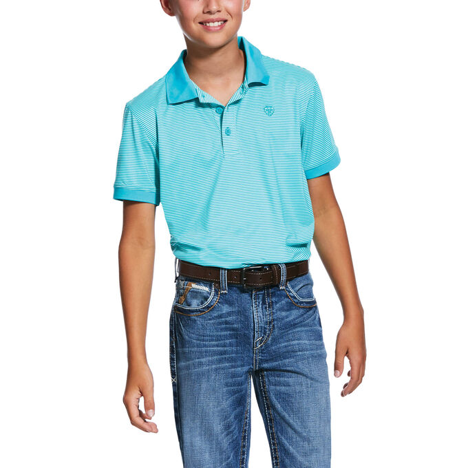 Ariat Micro Stripe TEK Button Polo