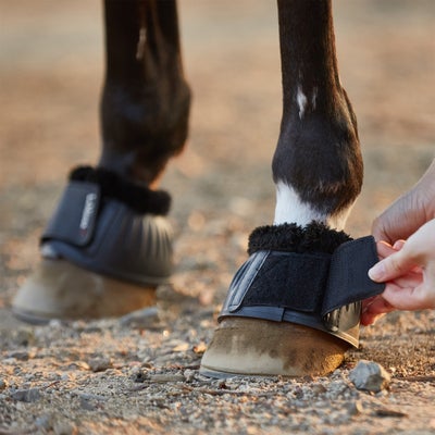 LeMieux Rubber Bell Boots With Fleece