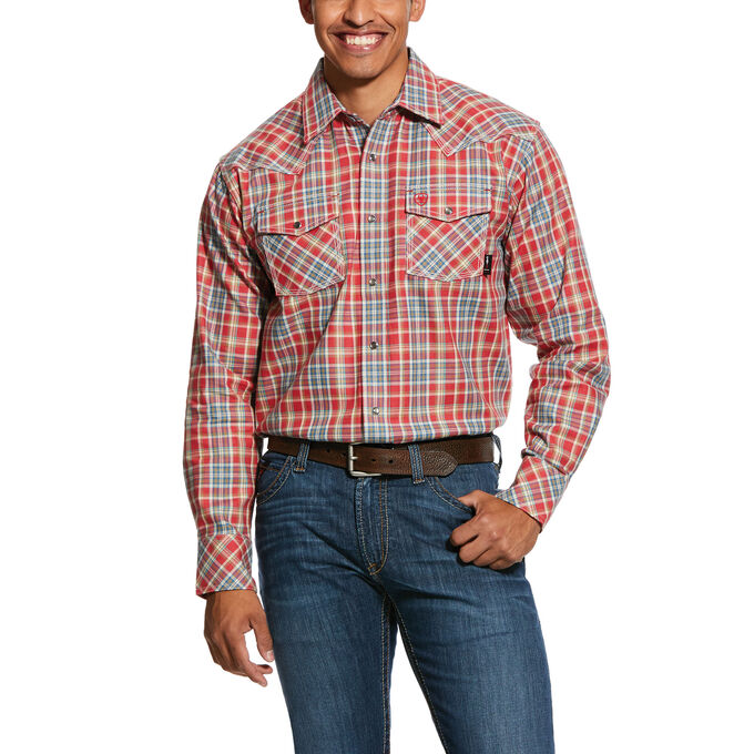 Ariat FR Garrison Retro Fit Snap Work Shirt