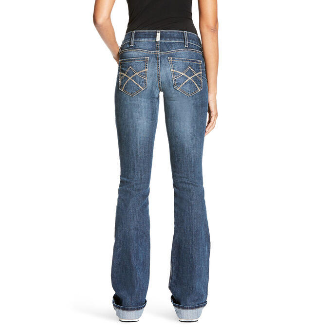 Ariat R.E.A.L. Mid Rise Stretch Tulip Boot Cut Jean