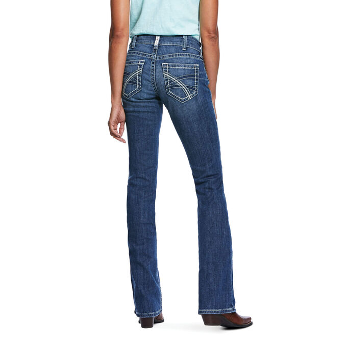 Ariat R.E.A.L. Mid Rise Stretch Hannah Boot Cut Jean