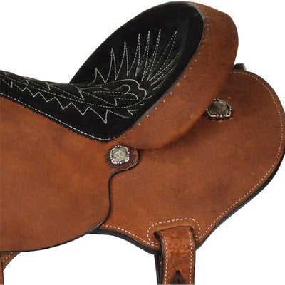 Reinsman Charmayne James Roughout Record Barrel Saddle