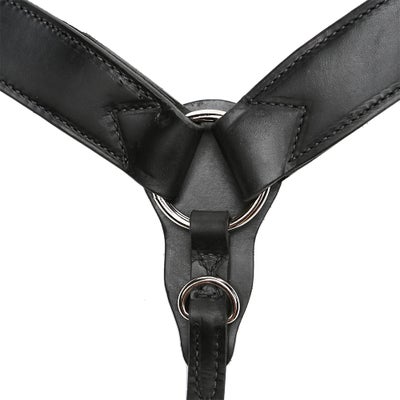 Weaver Leather Classic Black Contoured Breast Collar
