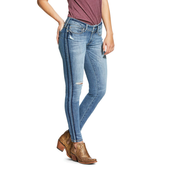 Ariat R.E.A.L. Mid Rise Stretch Ella Dbl Outseam Skinny Jean
