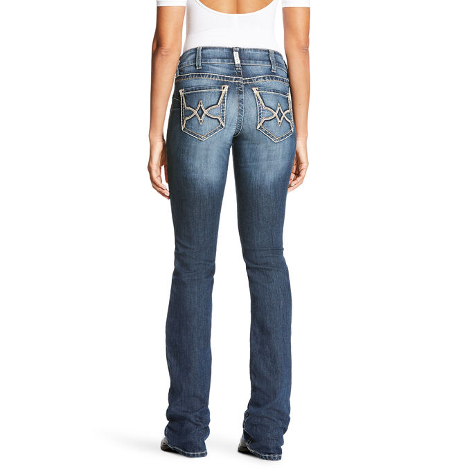 Ariat R.E.A.L Mid Rise Diamond Boot Cut Jean