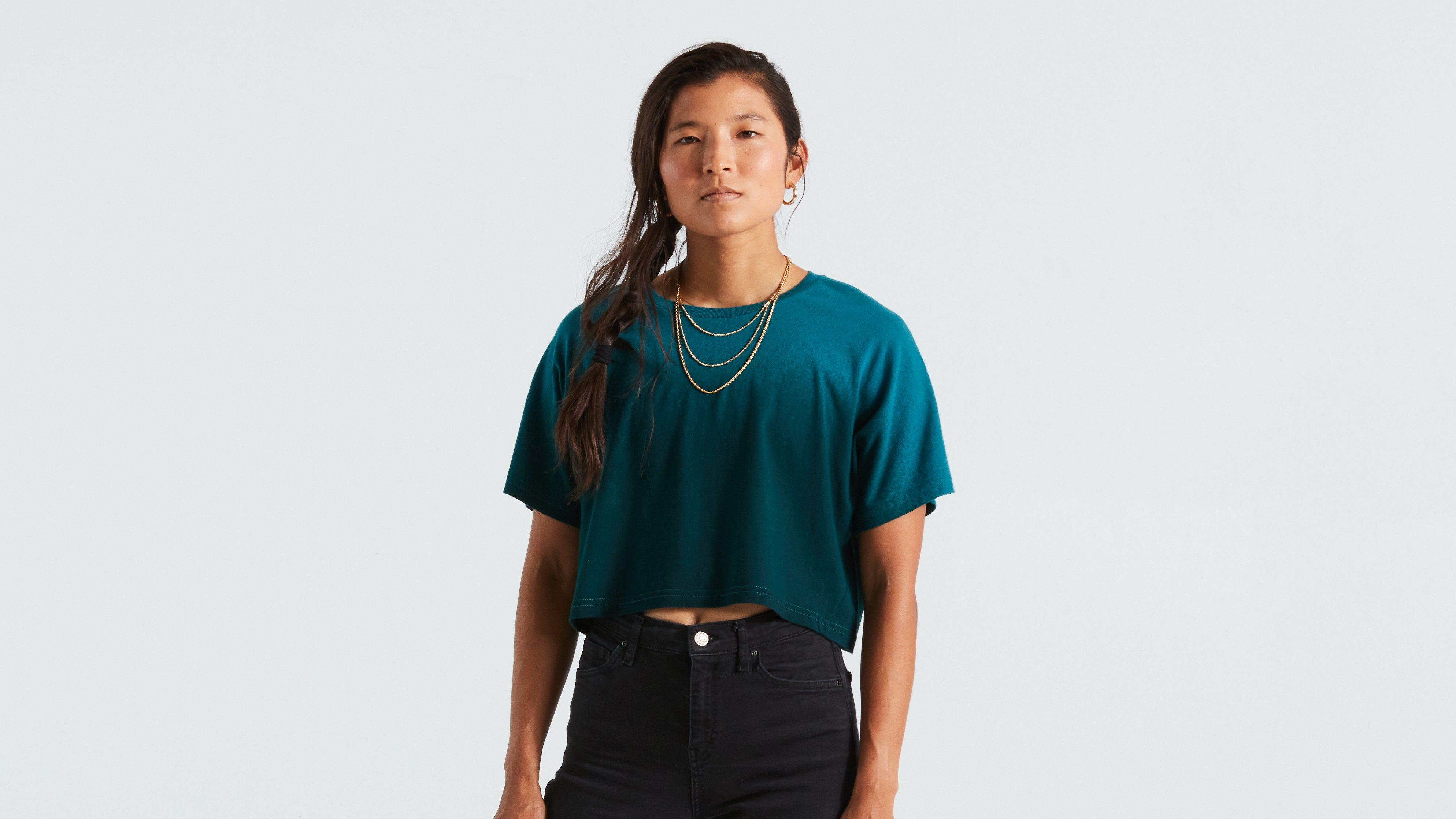 Women's Short Sleeve Crop T-Shirt