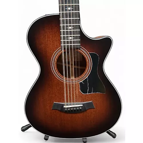 Used Taylor 362CE Sunburst 12 String Acoustic Electric Guitar Sunburst