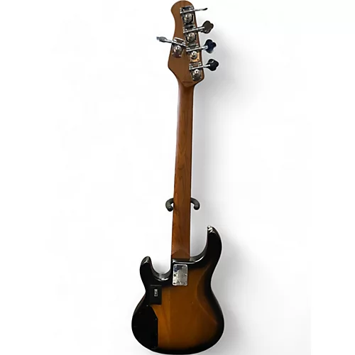 Used Sterling by Music Man Ray35HH Spalted Maple Natural Burst Satin Electric Bass Guitar Spalted Maple Natural Burst Satin