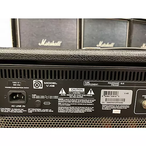Used Ampeg V4B 100W Classic Tube Bass Amp Head
