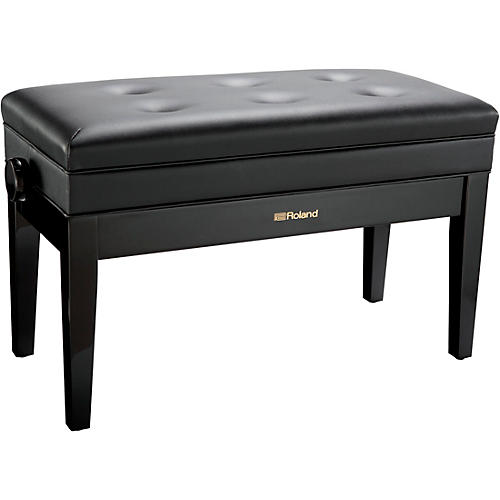 Roland HP704 Digital Upright Piano With Bench Polished Ebony