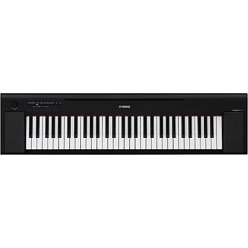 Yamaha Piaggero NP-15 61-Key Portable Keyboard Essentials Bundle Black