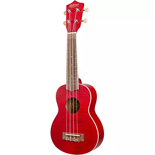 Mitchell MU45F Exotic Soprano Ukulele Flamed Maple Cherry