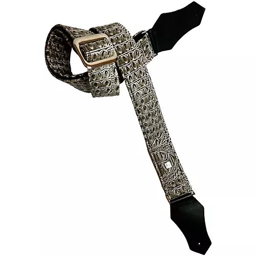 Get'm Get'm Aussie Gator Guitar Strap Burgundy 2 in.