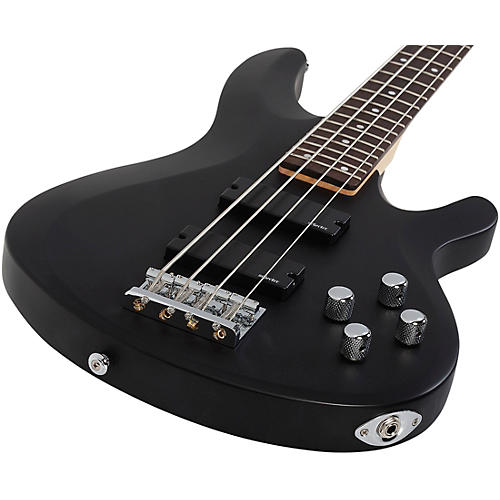 Schecter Guitar Research C-4 Deluxe Electric Bass Satin Black
