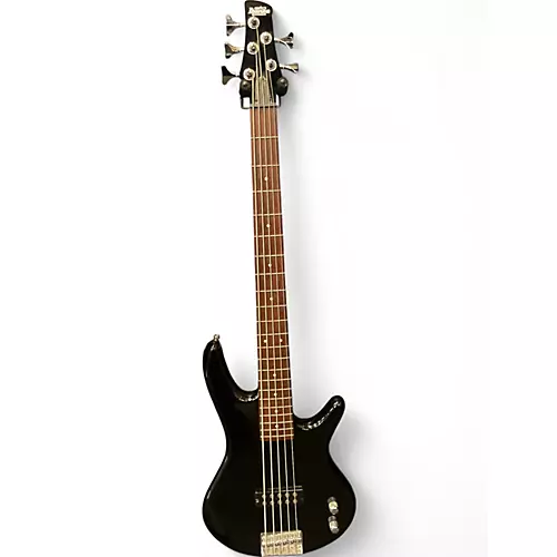 Used Ibanez gsr105ex Black Electric Bass Guitar Black