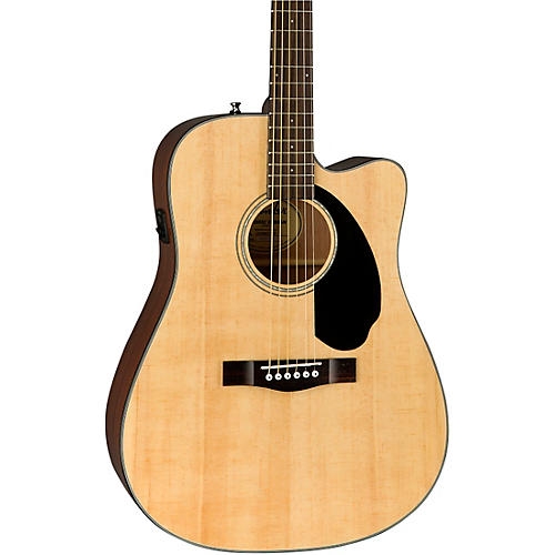 Fender CD-60SCE Dreadnought Acoustic-Electric Guitar Natural