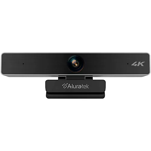 Aluratek 4K Ultra HD USB Webcam w/ 5X Digital Zoom, Dual Stereo Mics