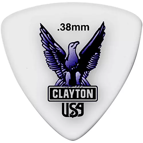 Clayton Acetal Rounded Triangle Guitar Picks 1.26 mm 1 Dozen