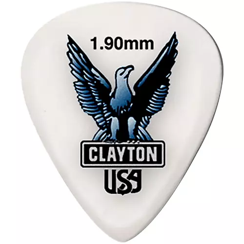 Clayton Acetal Standard Guitar Picks .63 mm 1 Dozen