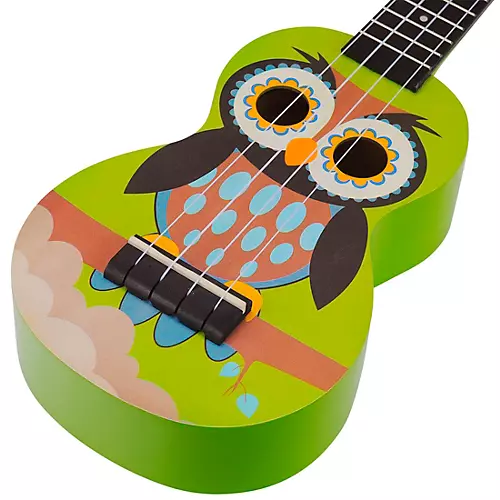 Mahalo Art Series Soprano Ukulele With Bag Tiki Motif