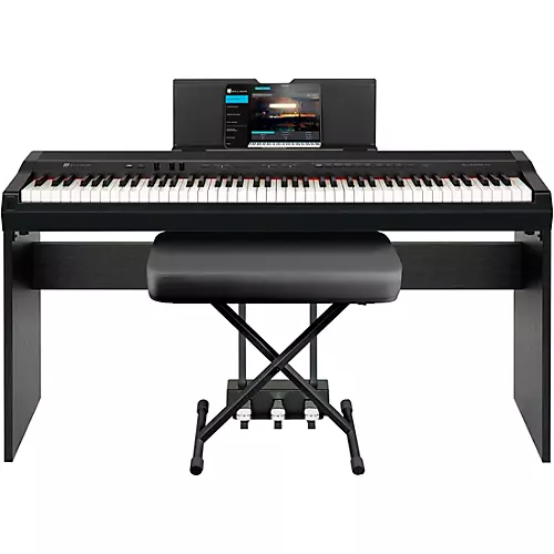 Williams Allegro IV In-Home Pack Digital Piano With Stand, Bench & Piano-Style Pedal White