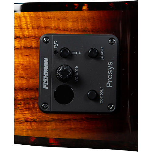 Breedlove Pursuit Exotic S CE Koa-Koa Concert Acoustic-Electric Guitar Edge Burst