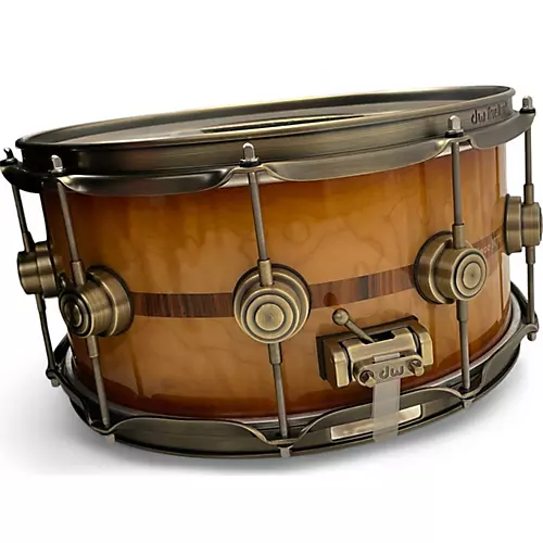 Used DW 14X6.5 50th Anniversary Snare Persimmon-Spruce Drum Persimmon-Spruce 213