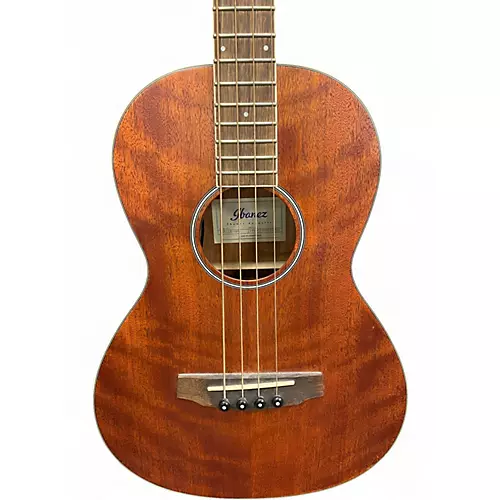 Used Ibanez PNB14E Natural Acoustic Bass Guitar Natural